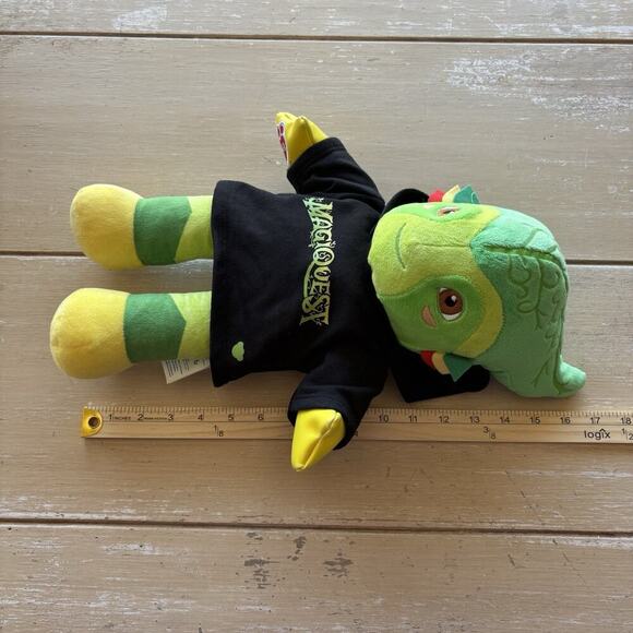 Build A Bear Magiquest Foli Green Plush Great Wolf Lodge Stuffed Animal Toy - Picture 5 of 11